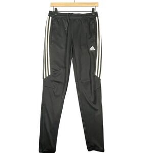 Adidas Climacool Tiro Training Pants Black White Stripe Tapered Joggers Womens S